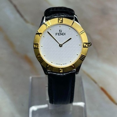Vintage FENDI 2000G 35mm White Dial Quartz Watch From JAPAN | eBay