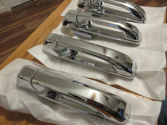 Dodge Ram 2009-25 exterior manijas de puerta cromadas 1500 Classic 2500 3500 5511238 AB Foto 4 de 4