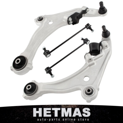 4Pcs Suspension Kit Front Lower Control Arms Sway Bar End Link For Nissan Maxima