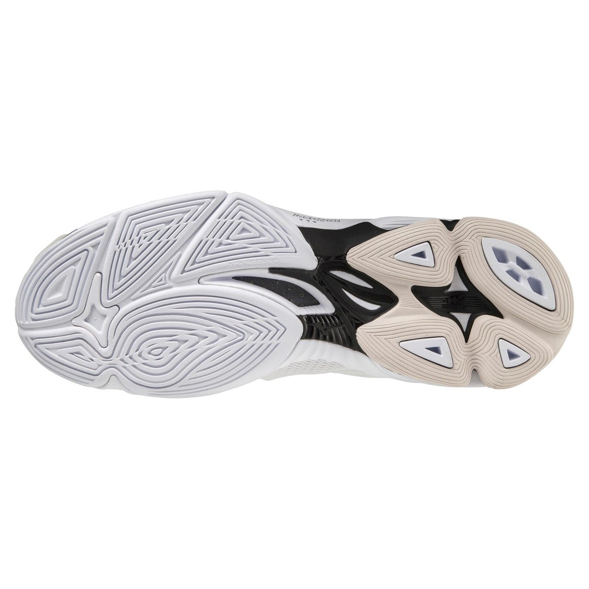 Mizuno Wave Lightning Z7 MID Volleyball Shoes White Black V1GA2250