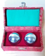 Vintage Asian Baoding Balls Wellness Stress Shaoxing Balls/ Bells Meditated