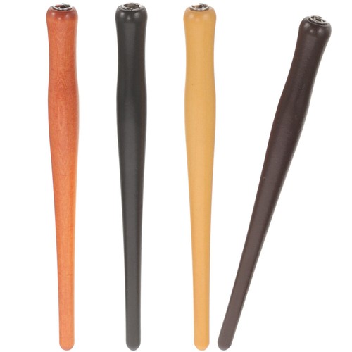 Kits de caligrafía con soporte para bolígrafo de madera de 4 piezas soportes para bolígrafos pintura dibujos animados - Imagen 12 de 12
