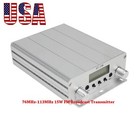 76MHz-113MHz 15W FM Broadcast Transmitter Stereo PLL FM Radio Broadcast Station
