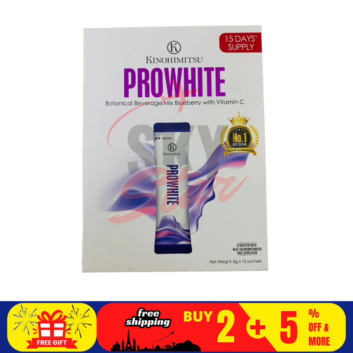 prowhite glutathione 1 X Kinohimitsu ProWhite for Brighten Skin Eliminate Spot NEW 15s FREE  SHIPPING