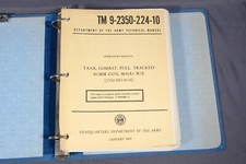 Technical Manual 1966 TM 9-2350-224-10 M48A3 W/E TANK COMBAT FULL TRACK 90MM