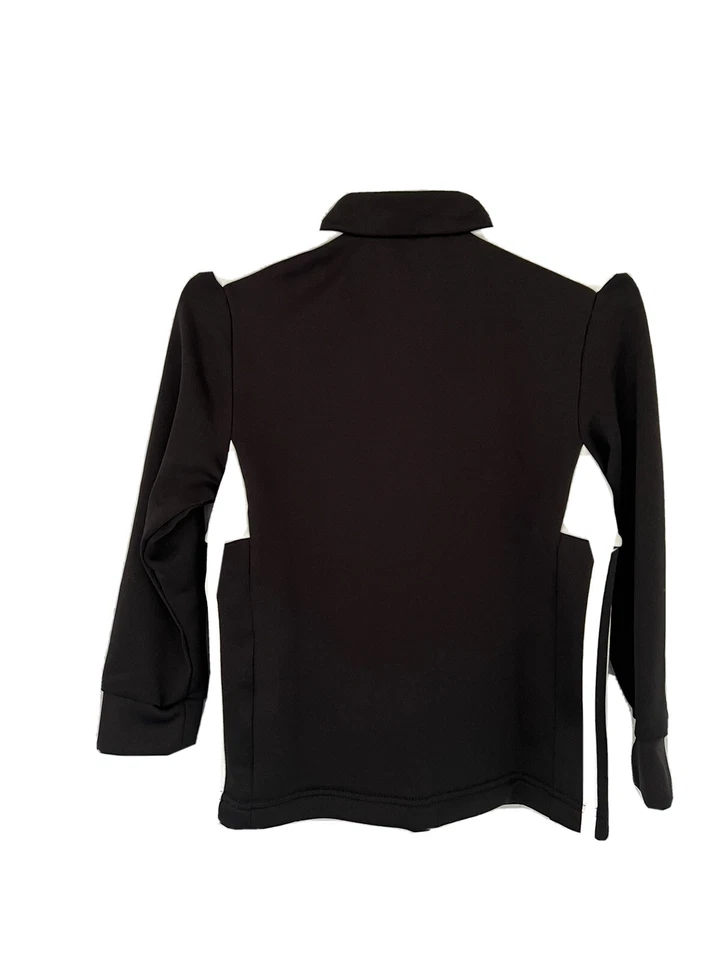 Adidas REGISTA Youth Jacket Black & White - Size 6Years CZ8629 - Image 2 of 4