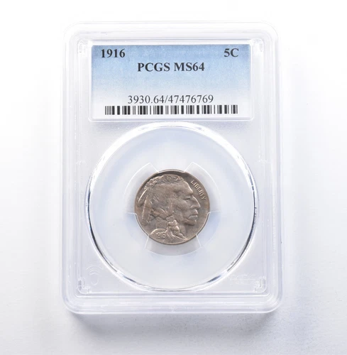 1916 Indian Head Buffalo Nickel MS64 PCGS *5946