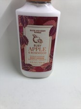 Bath  Body Works- Ruby Apple  Rosewood 8 oz Body Lotion