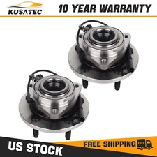 Pair Front Wheel Hub Bearing Assembly For 2005-10 Dodge Dakota Mitsubishi Raider