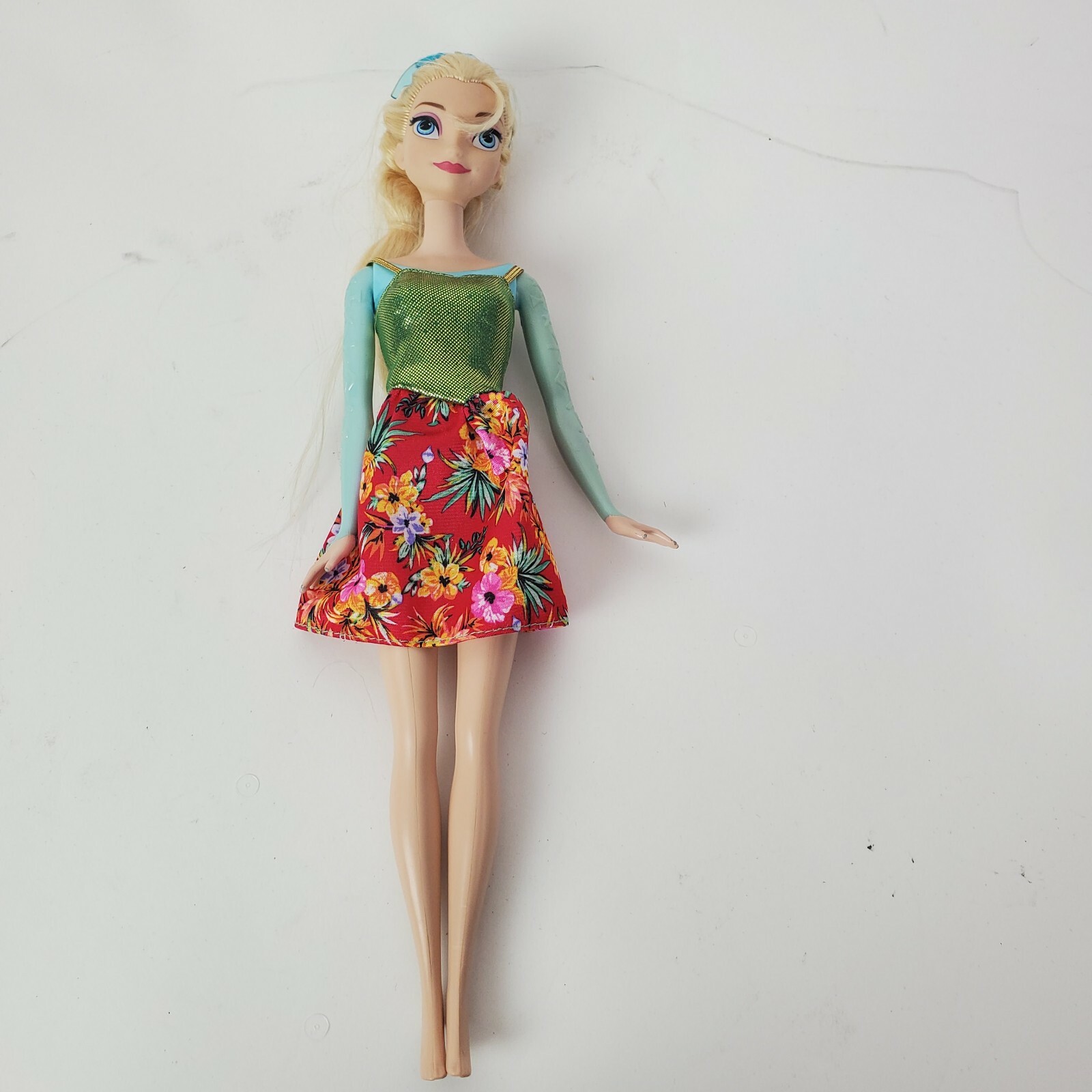 Mattel 2016 Disney Frozen Sparkle Elsa Princess Doll 12" Blonde Hair