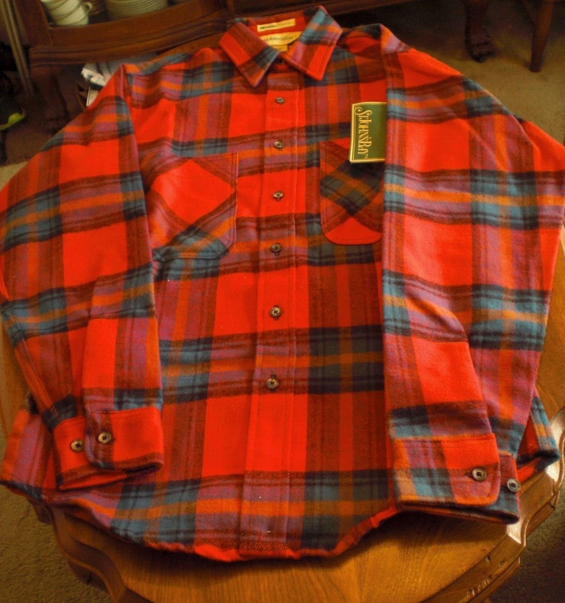Vintage St Johns Bay Big Mac Flannel NWT Made In USA Sz Small | eBay