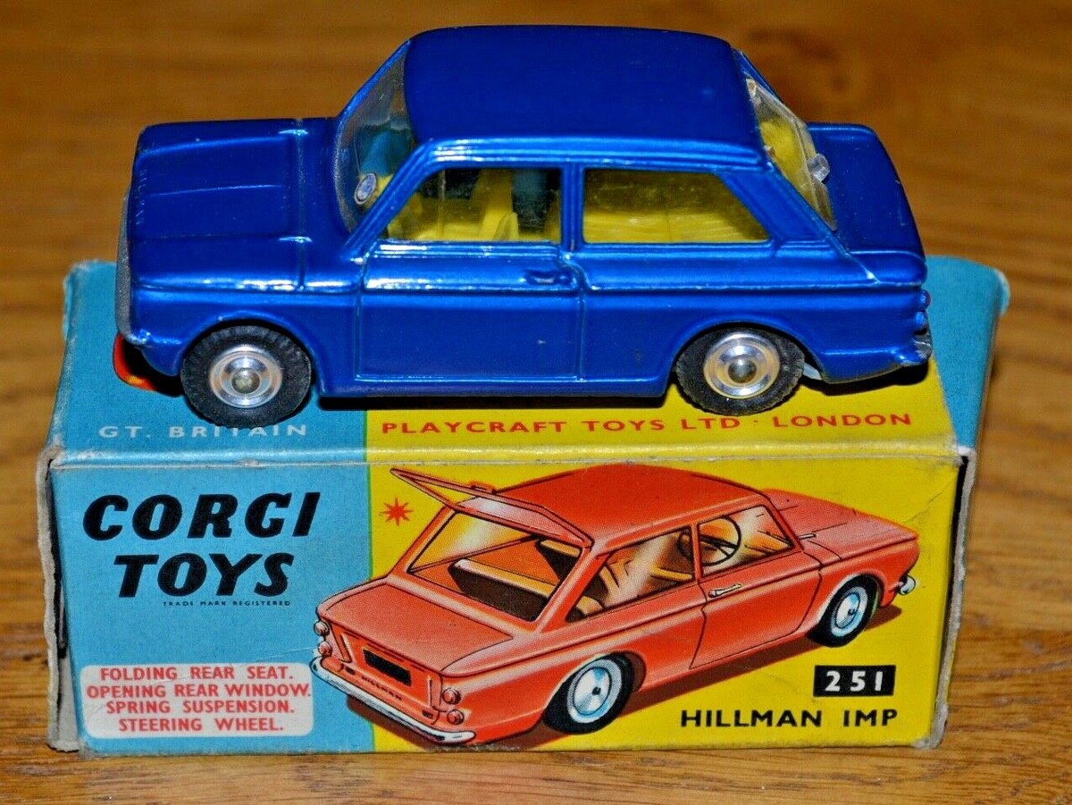 Vintage Corgi Toys Hillman Imp No. 251; Original Box | eBay
