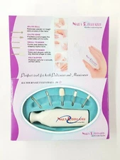 2 Kits Battery-Power Nail Decorator File Drill Manicure Pedicure Machine Tool  