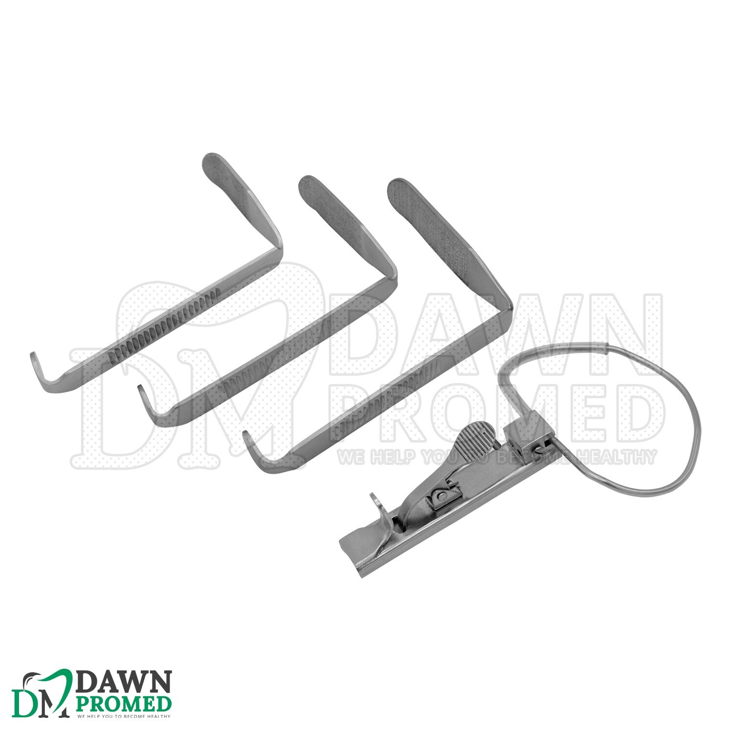 McIvor Mouth Gag 2 Set of Tongue Blades & Frame Surgical Dental