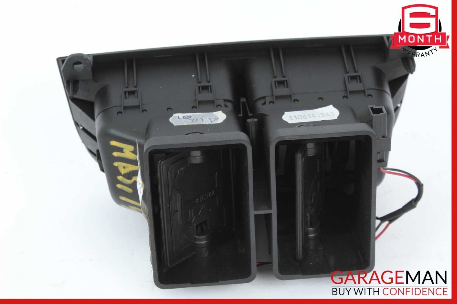 14-17 Maserati Ghibli Rear Center Console Air Vent Grill Grille Trim Assembly