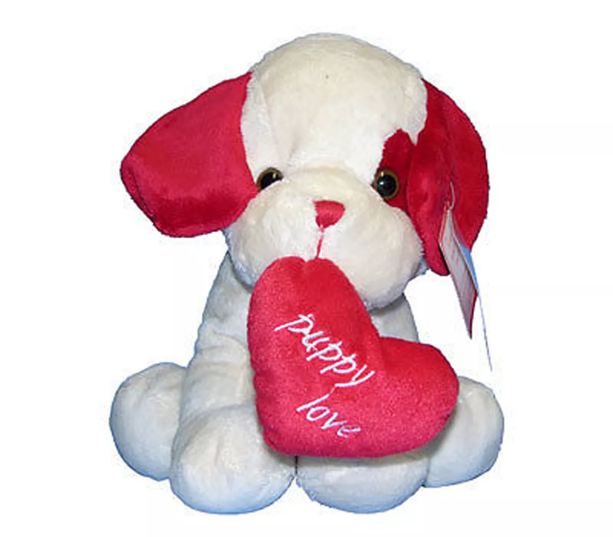 Valentine's Day 10 Soft Stuffed Animal Plush Sitting Puppy Love