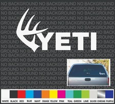 YETI whitetail Deer Hunting Boat Cooler Car Truck Window Decal Sticker Laptop 7