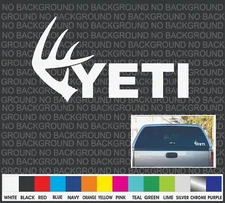 YETI whitetail Deer Hunting Boat Cooler Car Truck Window Decal Sticker Laptop 7