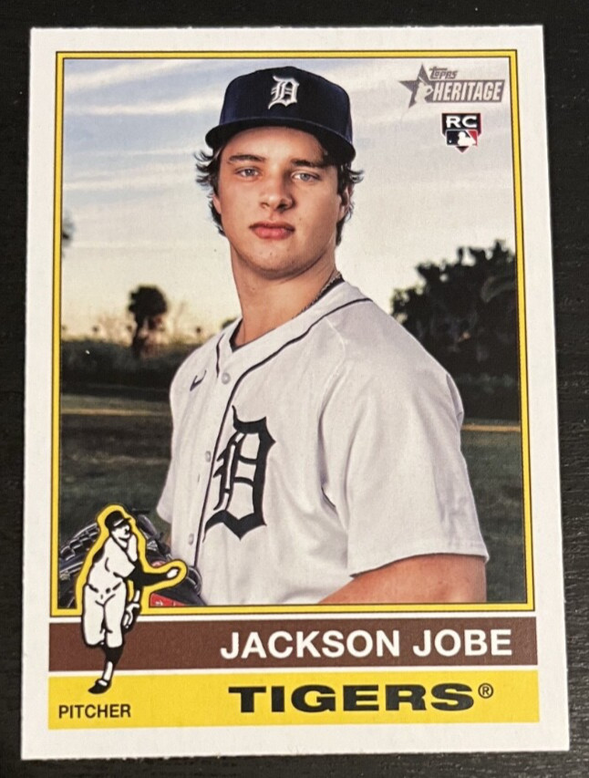 2025 Topps Heritage Jackson Jobe (RC) #389 Detroit Tigers
