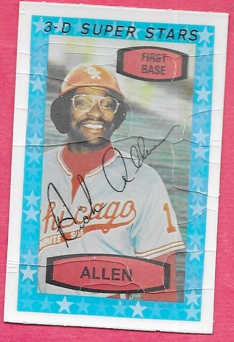 1975 Kelloggs Baseball Card # 42 White Sox Rich Allen VGEx