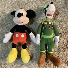 Mickey Mouse And Goofy Stuffed Animal Lot