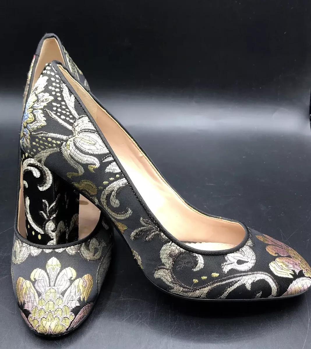 Sam Edelman Women s Stillson Paisley Floral Jacquard 3.75 Block