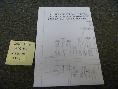 2012 Ski-Doo Skandic WT 600 HO E-TEC Snowmobile Electrical Wiring Diagrams
