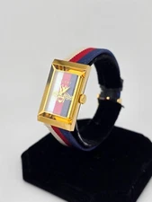 Gucci G-Frame Women's Quartz Nylon Strap Watch - YA147405