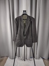 Merit Men's Brown, Two Button, Tweed Sport Coat, Blazer, Jacket. Size 44R