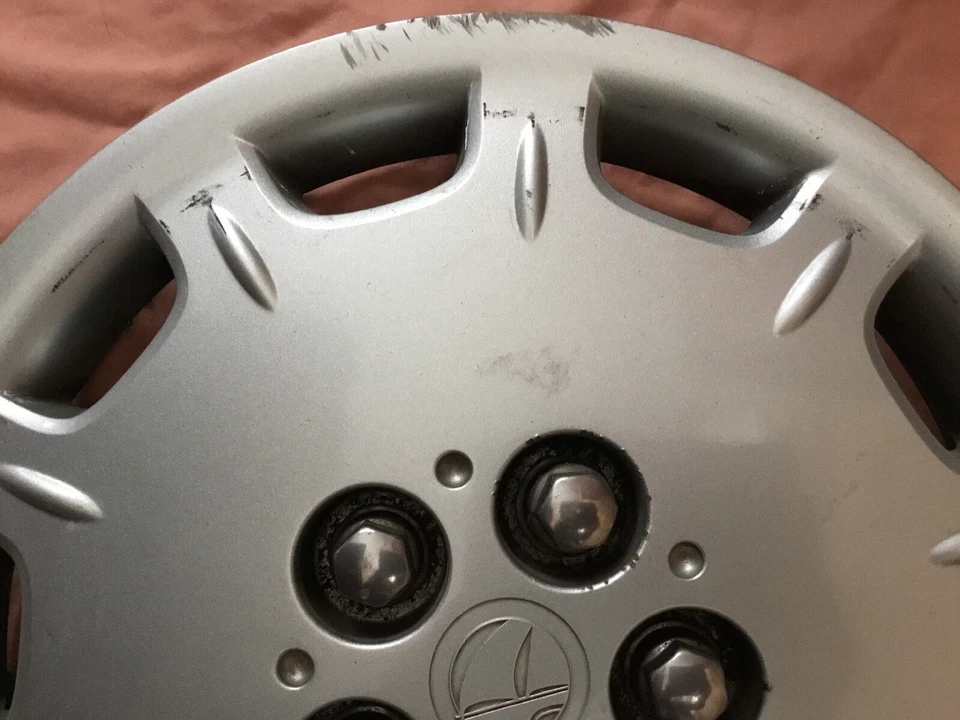 Tapacubos Chrysler Plymouth Breeze 1999 2000 cubierta de rueda 14" 0RN37TRMAB 10 ranuras OEM Foto 4 de 4