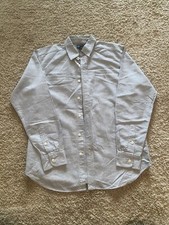 Vintage Polo Ralph Lauren Button Up Shirt YOUTH Kids Size L 14-16 Long Sleeve