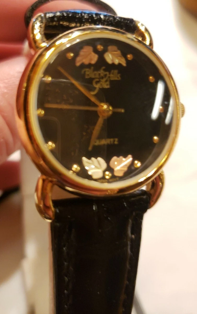 Black hills gold watch 12k leaves deals