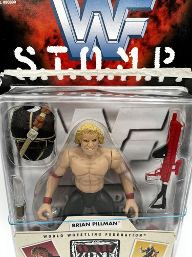 Jakks Pacific WF STOMP WAR ZONE Series 1 Brian Pillman Action Figure NOB! - Picture 2 of 4