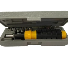 Screw Driver Socket Set 14 Piece/Box Ratchet Wrench Tool 1" H x 8.5" W