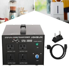 Trasformatore convertitore di tensione 3000W step up/down 110V a 220V 220V a 110V NUOVO