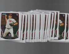 (52) COUNT LOT 2013 BOWMAN CHROME DRAFT ROOKIE CARD #3 NATHAN KARNS FREE SHIP