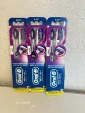 Oral-B Pro-Flex Stain Eraser Toothbrushes, Soft Brushes, 6 total Toothbrushes