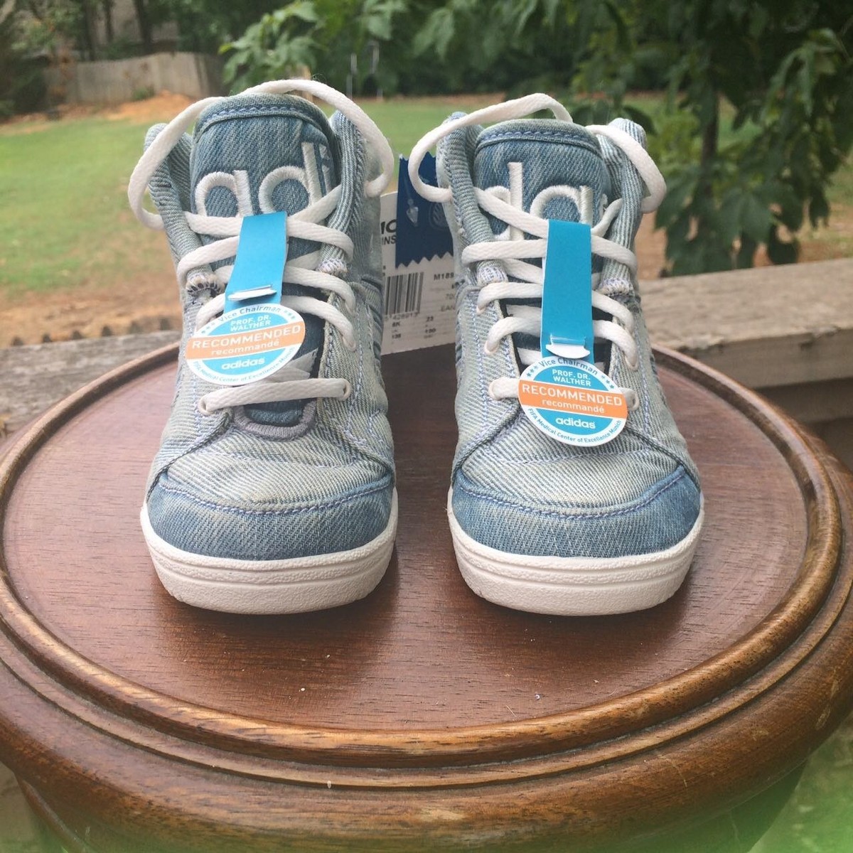 NEW! BABY SIZES 6.5K Adidas Jeremy Scott DENIM INSTINCT HI