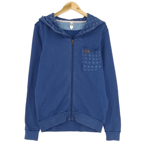Sudadera Con Capucha Vintage G-Star Para Hombre Wayne Azul Talla M - 第 1/7 張圖片