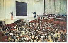 Stock Exchange, The Nation's Market Place, New York City --POSTCARD