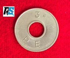UK 3d Automatic Machine Token Vintage British PE Coin Pre-Decimal Collectible