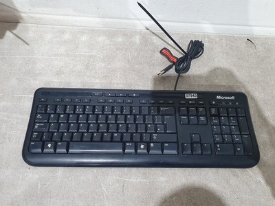 Microsoft Wired Keyboard 600 USB Schwarz Full Size Desktop PC