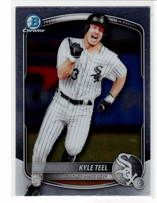 #ad #ad Kyle Teel Chicago White Sox 2025 Bowman Chrome Prospect *** $1.50
