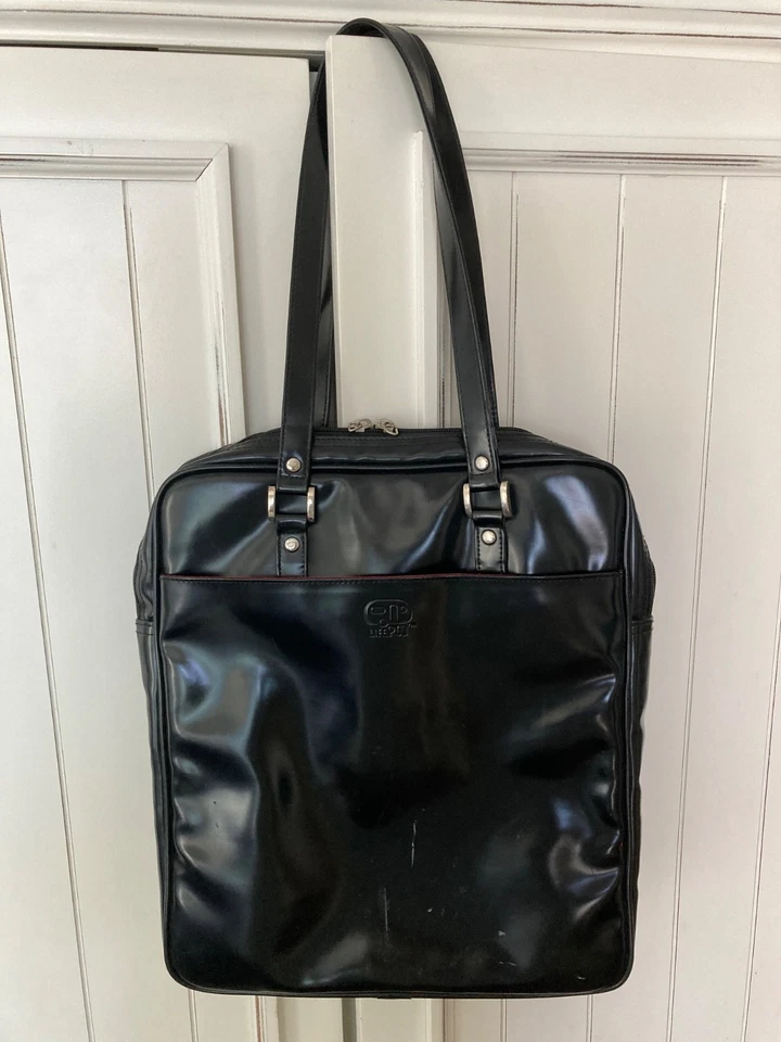 Ретро Lifepod ноутбука/планшет/книга сумка - черный с красными и белыми полосками - Изображение 3 из 4