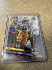2023 Bowman Chrome University Harold Perkins Base LSU 1st Bowman