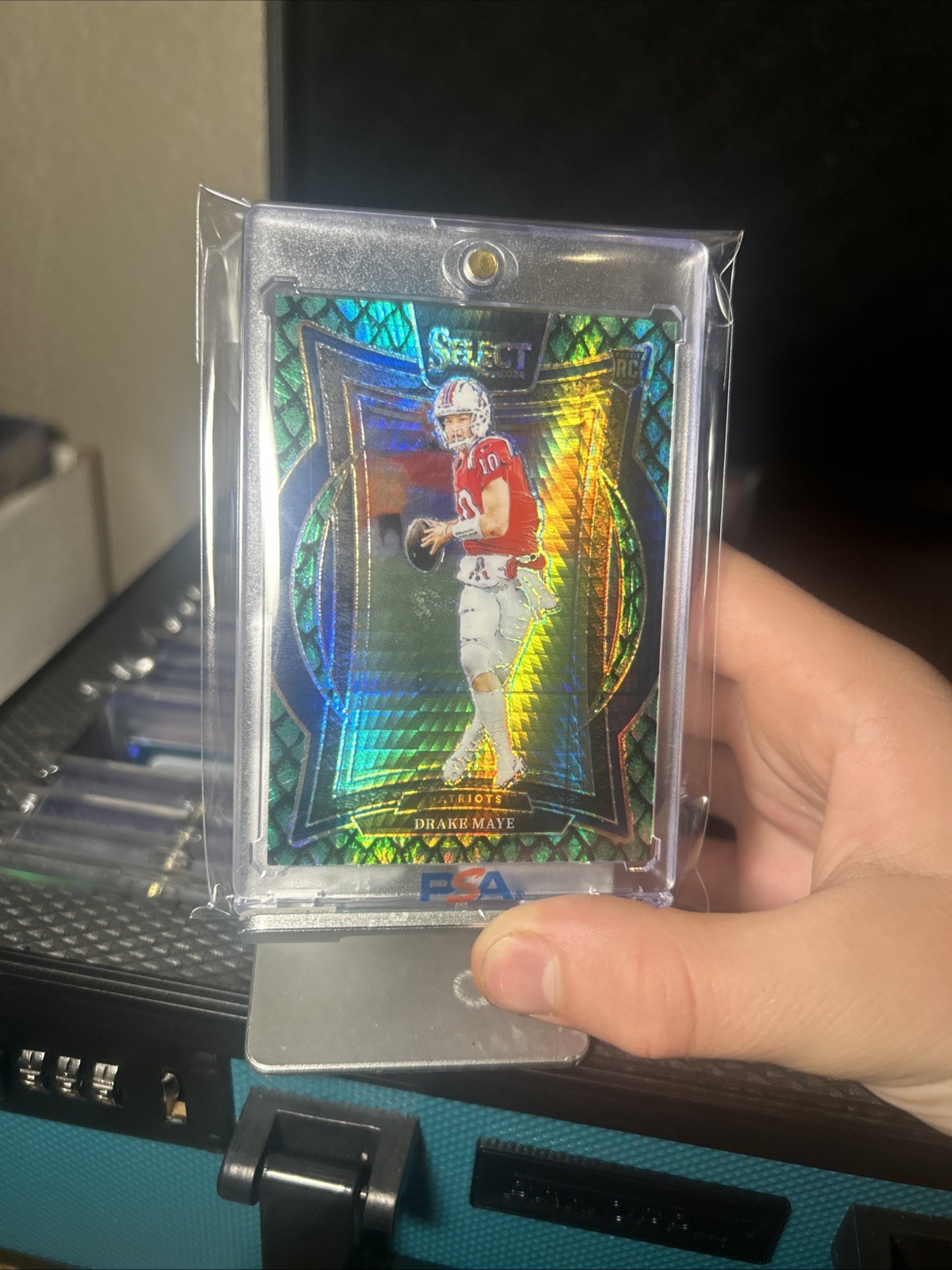 Drake Maye 2024 Select Concourse Level Rookie Dragon Scale /81 (RC) - Pats