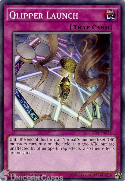 NECH-EN074 Qlipper Launch Common 1st Edition Mint Yu-Gi-Oh! Card