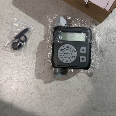  Water Timer for Garden Hose with Dual Power System, Leak-Pro