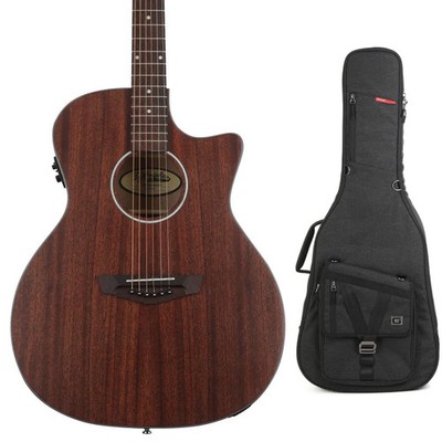 D'Angelico Premier Gramercy LS with Gator Transit Acoustic Guitar Bag - Mahogany