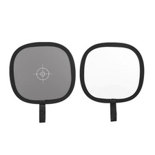 30cm 18 Foldable Gray Card Reflector White Balance Double Face Focusing Board F